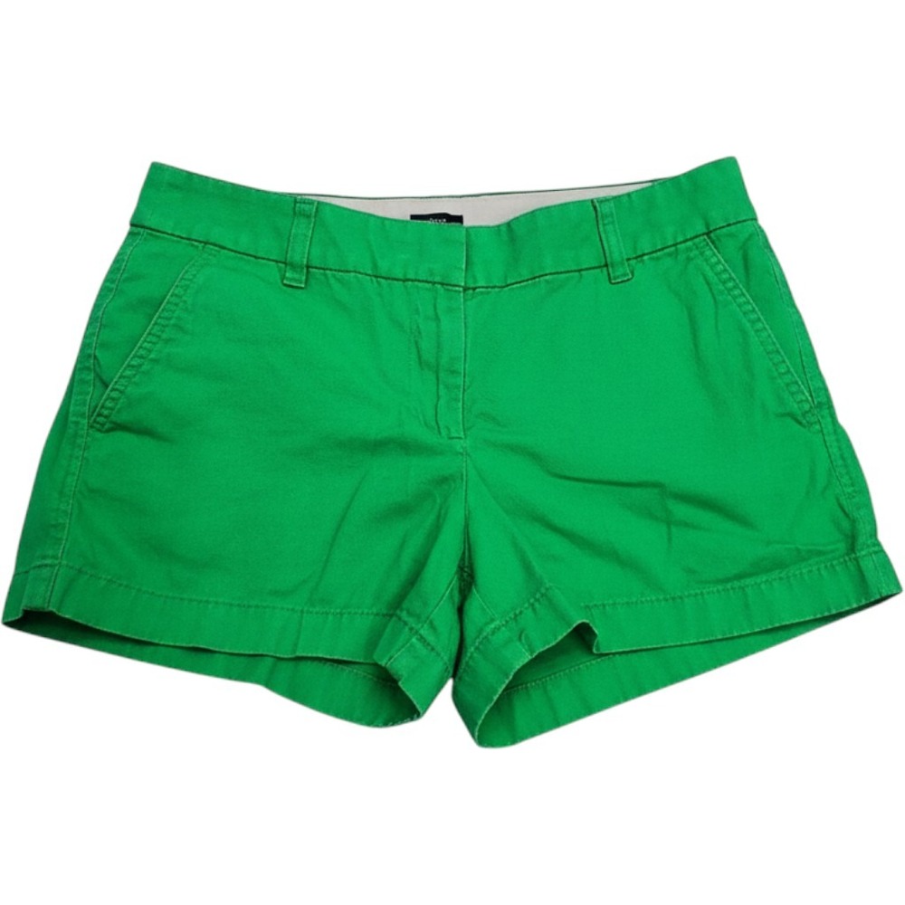 J.Crew Chino Shorts 4 Green Re-Imagined Preppy Coastal Summer